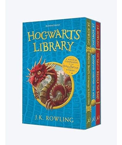 Libro Hogwarts Library Estuche Con 3 Libros