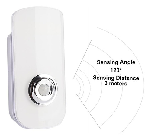 Paquete De 2 Linternas Led De Luz Nocturna Con Sensor De Mov