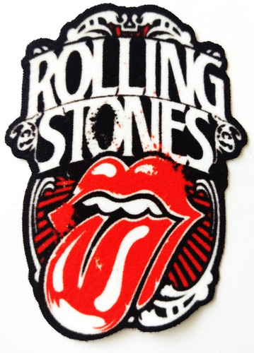 Parche Ropa Rock Rolling Stone Pega Con Plancha C/u