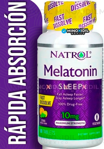 Melatonina Natrol Sleep Premium | 10 Mg | 60 Tabletas Sabor Citricos