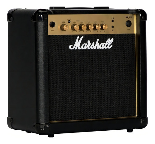 Amplificador Marshall Mg15cf Guitarra 15w Color Dorado