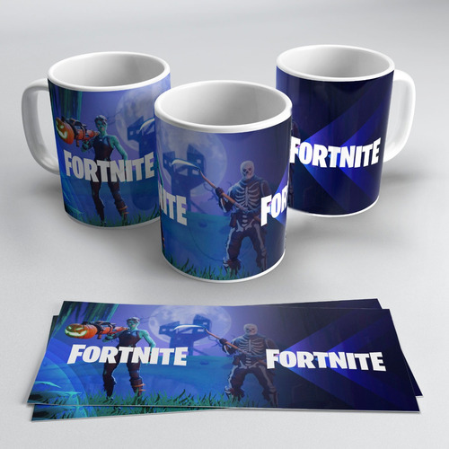 Taza Plastica Sublimada Videojuego Fortnite #108