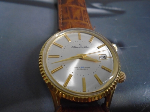 Citizen Antigo Alarm Date Despertador Cal 3101 S'60 Raro