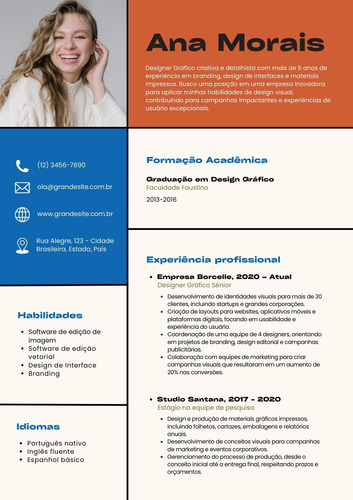 Kit De Currículos Estilosos Coloridos Para Todas As Áreas