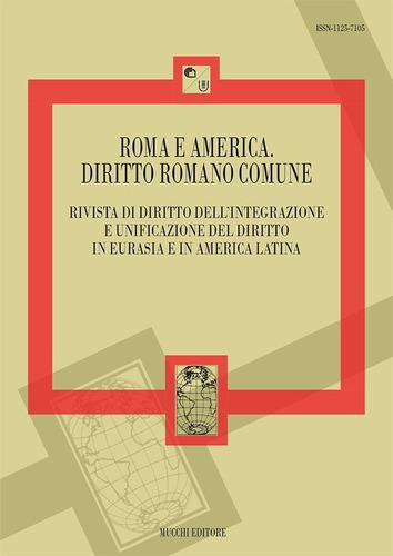 Roma E America. Diritto Romano Comune 10/2000