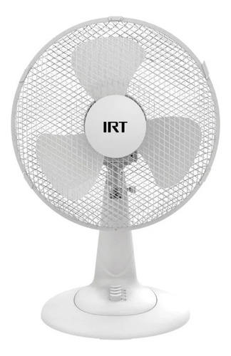 Ventilador Sobremesa Pedestal 12 Pulgadas Irt 3 Velocidades Color de la estructura Blanco