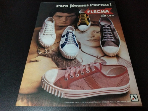 (pb247) Publicidad Clipping Zapatillas Flecha De Oro * 1972