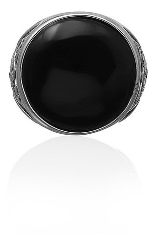 Imagem 2 de 6 de Anel Ônix Natural, Prata 925. Fabricacao Propria - 11062850