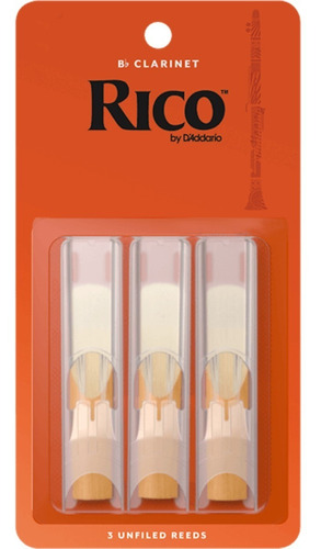 Imagen 1 de 1 de Rico Royal Daddario Rca0330 Caña 3.0 Clarinete Bb Pack X 3