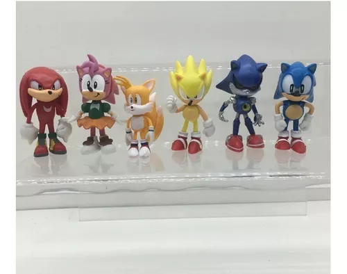 Coleção Sonic kit c/ 6 Bonecos Action Figure Pronta Entrega - WIN  Colecionáveis