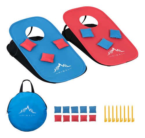 Himal Plegable Portátil Cornhole Game Boards 10 Cornhole Bea