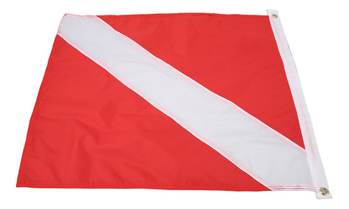 Bandera De Buceo De Color Rojo Y Blanco Para Buceo, Colores