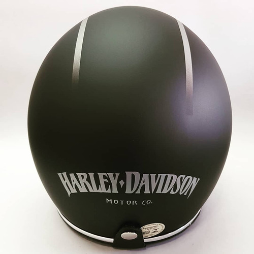 Imagem 4 de 6 de Capacete Oldschool Hd Iron Classico Pronta Entrega