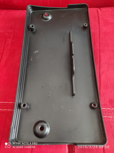 Base Porta Placa Frontal De Porsche 911 (997) Negro (Usado)