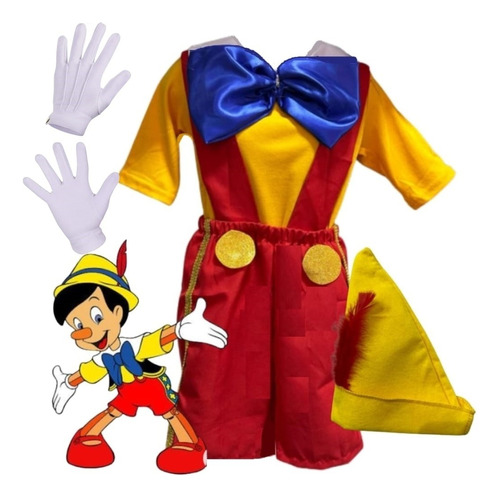Disfraz Personajes De Cuentos Pinocho Para Niños