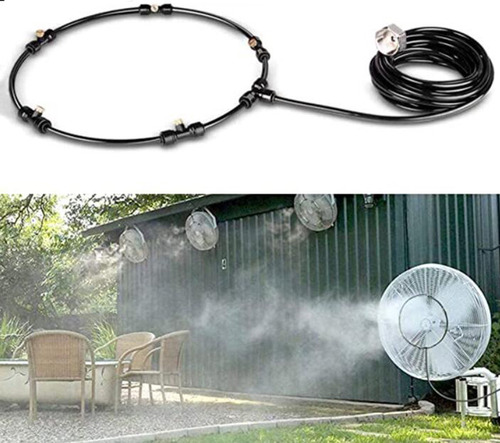 Kit De Niebla De Refrigeración Con Ventilador De 26 Pies