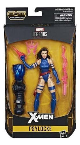 Figura de acción  Marvel X-Men Psylocke Build-A-Figure: Marvel's Apocalypse de Hasbro Legends Series