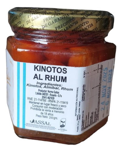 Kinotos Al Rhum X 200gr Norma Gailus