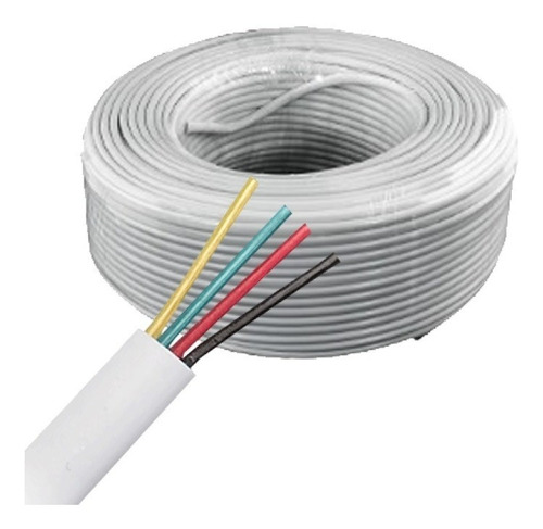 Bobina De Cable Alarma Saxxon Owac4100j 22awg 100 Metros