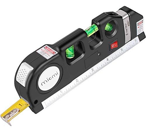 Laser Level, Multipurpose Laser Tape Measure Line 8ft+ ...