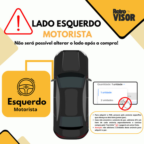 Lente Espelho Retrovisor Renegade 15/22 Convexa - Le C/ Base