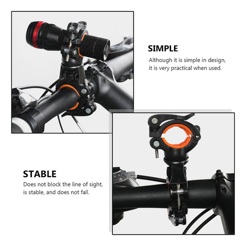 Soporte De Linterna Para Bicicleta, Portátil, Antivibración,