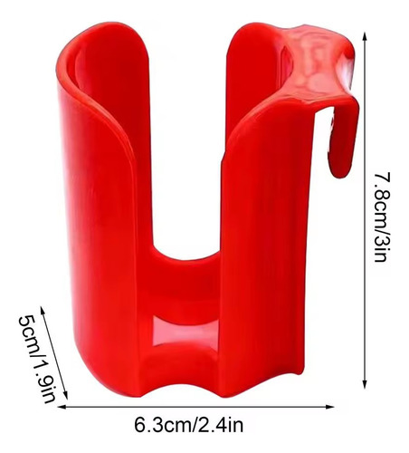 Soporte Para Galletas Para Taza/vaso Portavasos Galletas Taz Rojo
