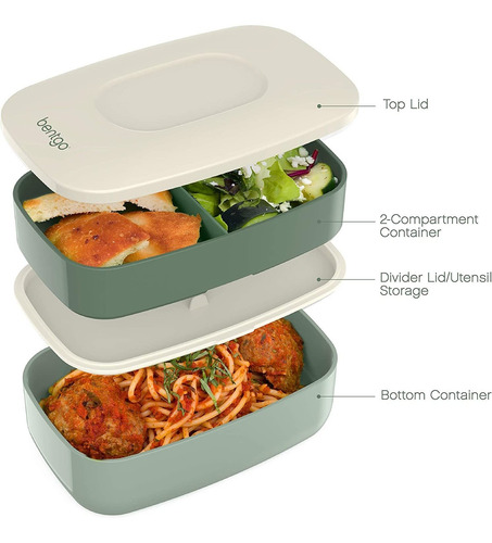 Cajas De Almuerzo Bentgo, 2 Recipientes Apilables