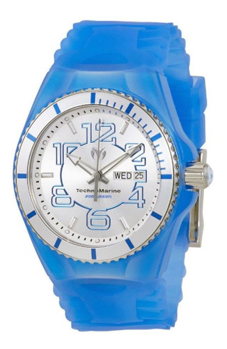 Reloj Technomarime Tm-115140 Silicona Azul Hombre