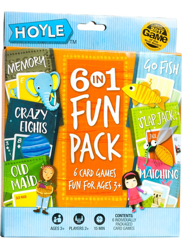 Pack De 6 Juegos De Cartas Para Niños