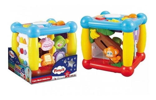 Imagen 3 de 7 de Cubo Actividades Multi Didactico Sonido Juguete Pimpis Bebe