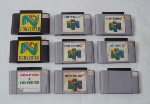 Adaptadores Para Cartuchos De Nintendo 64 - Leia Descrição (Usado)