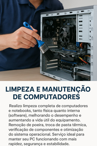 Limpeza Completa De Computadores E Notebooks