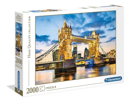 comprar Puzzle Rompecabeza Tower Bridge Atardecer X 2000 Clementoni