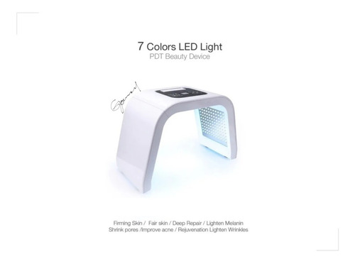 7 Color Luz Led Fotónica Pdt Máscara Facial De Leds