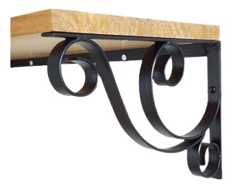 Estante De Madera Con Mensulas