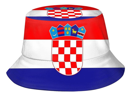 Sombreros Cubo Bandera Croacia Gorra Sol Moda Sombrero Al Y