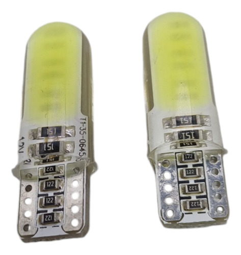 Lamp Led T1 12v Pingao T10 W2.1x9.5d 1p Cob Silicone C/2