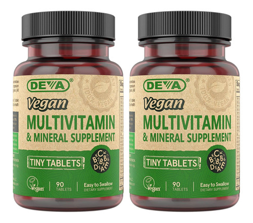 Vitaminas Veganas En Pastillas Peque&ntilde;as, Multivitamin