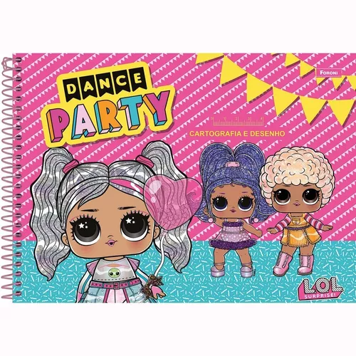 Caderno Para Colorir Infantil Menina 80 Folhas