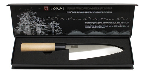 Cuchillo Tokai Chef Color Plateado