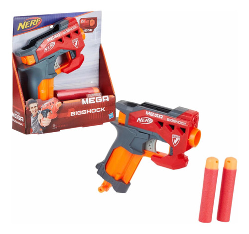 Nerf Elite N-strike Mega Bigshock Lanzador Rojo Marca Hasbro