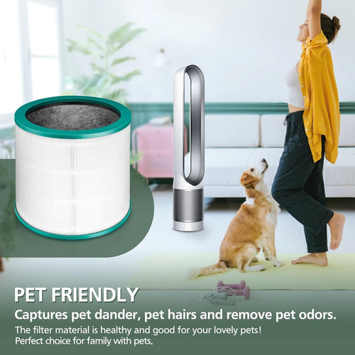 Tp01 Tp02 Reemplazo De Filtro Compatible Con Dyson Pure Cool