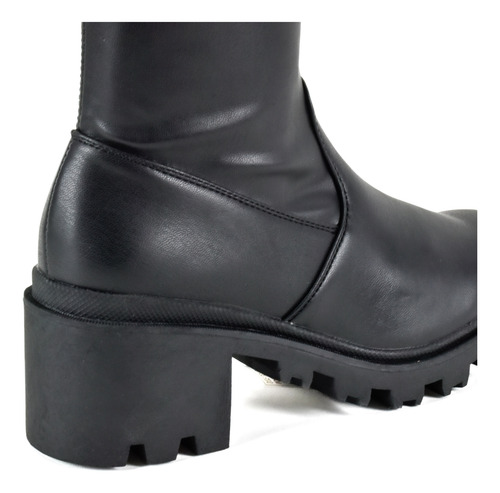 Botas Combat Chunky 6cm Plataforma Para Mujer Mod Maya