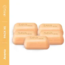 Comprar Pack 5 Jabones Sava Ecol Avena Miel Almendra Artesanales Nutre E Hidrata100% Naturales Ecológicos Glicerina Hidratante, Aceites Vegetales Y Proceso Sostenible Para Cuidado De La Piel Y Del Planeta