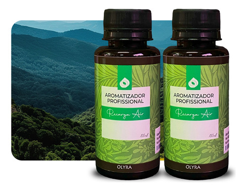 Kit Aromatizador Profissional Carros Sala Escritório Apartam Cor Colinas