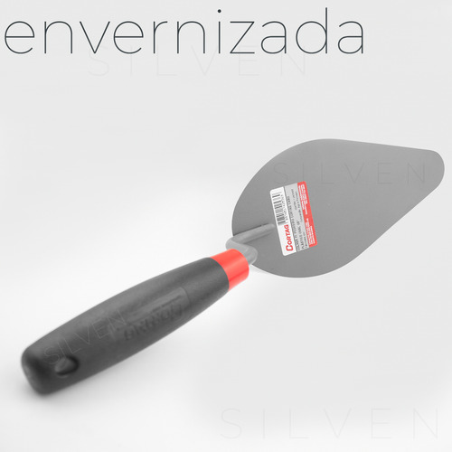 Colher De Pedreiro Oval Aço Envernizado 8'' Polegadas Cortag