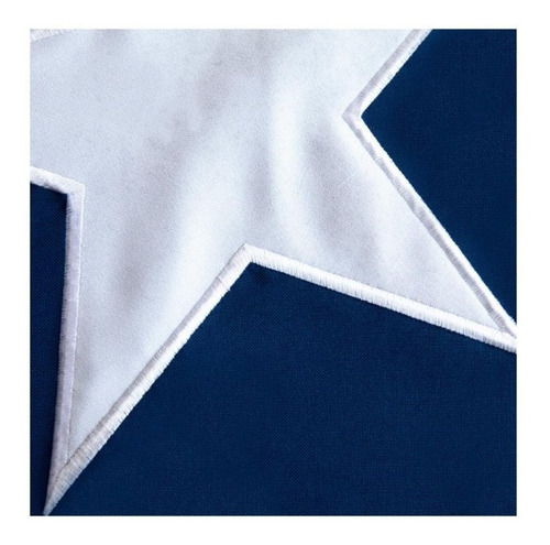 Imagen 4 de 5 de Bandera Chilena 120 X 180 Cm Tela Bordada Reforzada