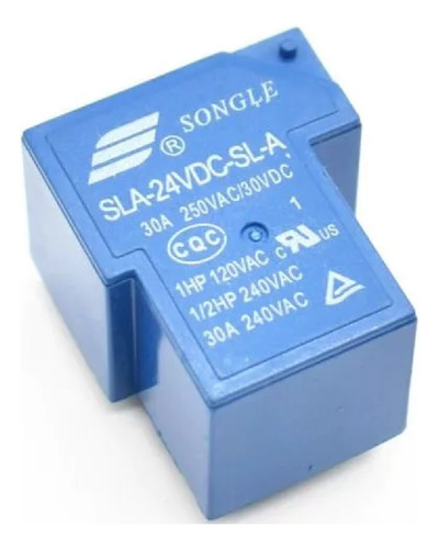 Relevador Rele Relay Sla-24vdc-sl-a 24v 30a 5 Pines