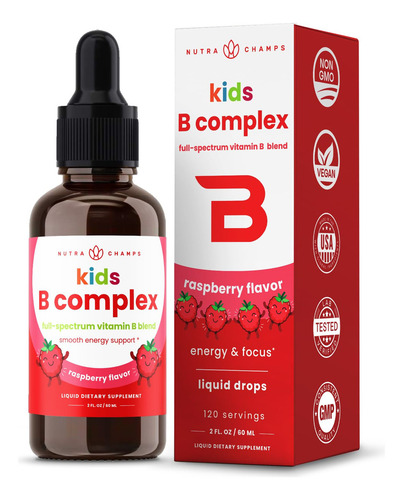 Nutrachamps Complejo B Gotas Líquidas Niños 120 Dosis